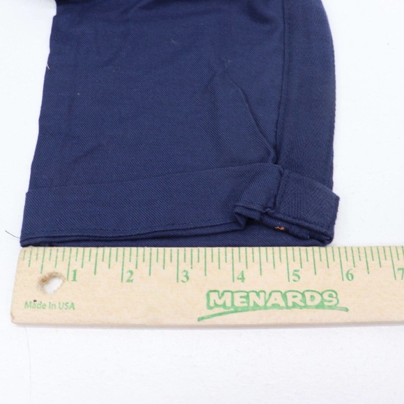 Gap Pleated Trouser Pants Womens Size 8R Dark Blue Ink Well 32x27 Midrise NWT - Picture 9 of 9